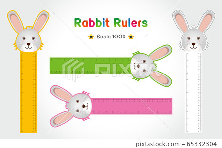 Rulers Inch and metric rulers Vector isolated set Rulers Inch and metric rulers Vector isolated set 65332304
