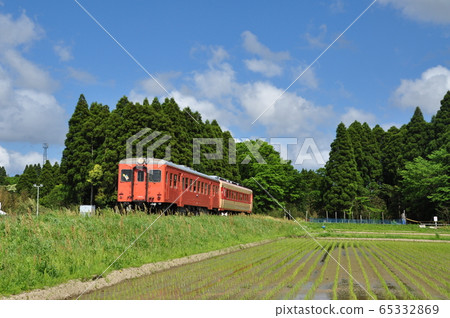 磯umi鐵道磯umi線大O至下野野站之間的特快列車(KIHA 52型) 磯umi鐵道磯umi線大O至下野野站之間的特快列車(KIHA 52型) 65332869