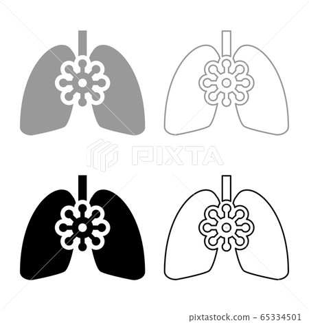 Coronavirus damaged lungs Virus corona atack  65334501