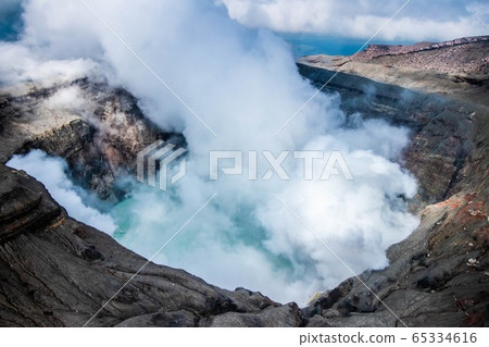 Mt. Aso volcano Mt. Aso volcano 65334616