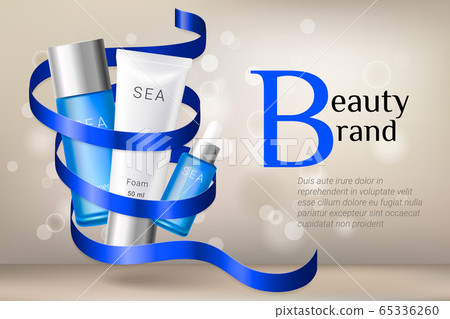 Cosmetic ads template 65336260