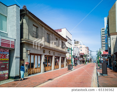 福島縣會津若松市野口英世街市紀樹屋 照片素材 圖片 圖庫
