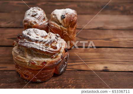 Traditional easter cake Kraffin stands on wooden Traditional easter cake Kraffin stands on wooden 65336711