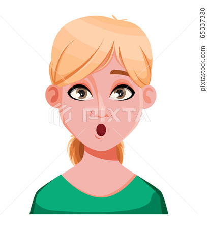 Face expression of beautiful doctor woman 65337380