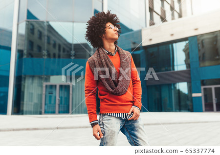 Stylish mixed race man, great design for any Stylish mixed race man, great design for any 65337774