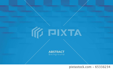 Abstract modern square background. blue geometric 65338234