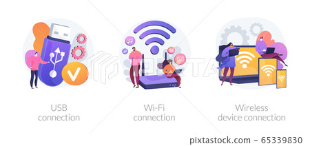 Remote connection vector concept metaphors. 65339830
