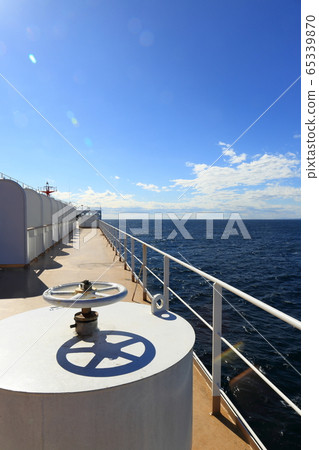 Car ferry deck landscape 65339870