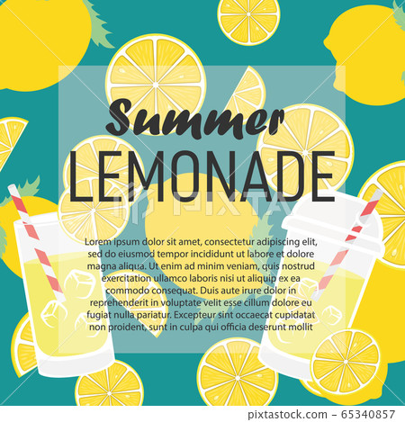 Fresh lemonade banner. 65340857