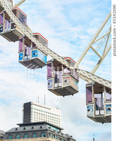 Ferris wheel, architecture, downtown, Brussels 65341090