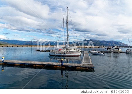 Arbatax  harbour - East coast of Sardinia - Italy 65341663