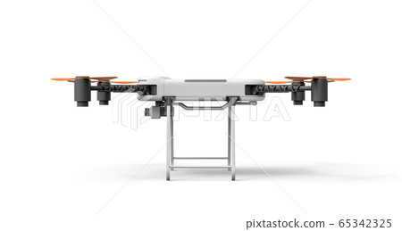 3d rendering of quadcopter isolated on white background 3d rendering of quadcopter isolated on white background 65342325