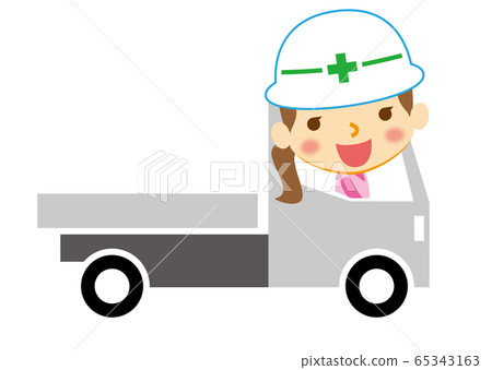 Civil engineering girls riding a light tiger 65343163