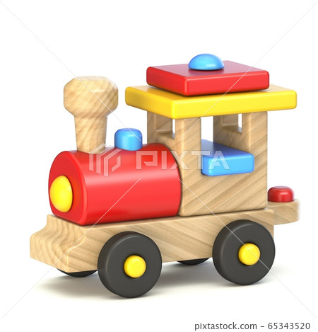 wooden locomotive