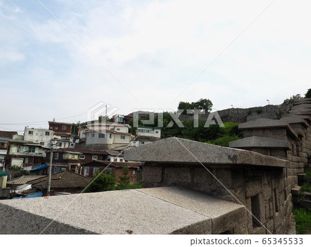 Korean Traditional Architecture Wall, Castle Korean Traditional Architecture Wall, Castle 65345533