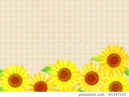 Background material_sunflower 65347255