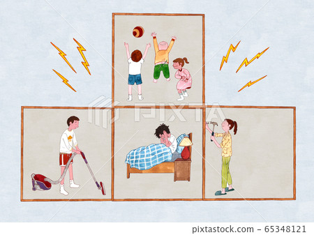 Modern social conflicts concept in flat style illustration 001 65348121