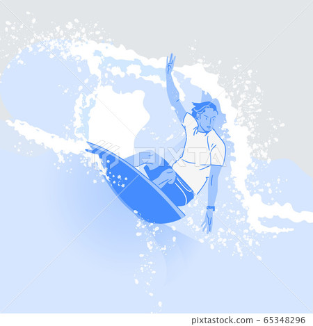 Dynamic sports, Various sports players illustration 034 65348296