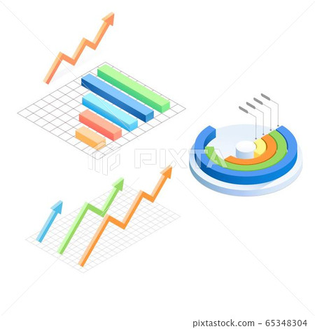 Infographic isometric template set. workflow... - Stock Illustration ...