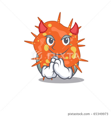 Burkholderia mallei dressed as devil cartoon character design style Burkholderia mallei dressed as devil cartoon character design style 65349973