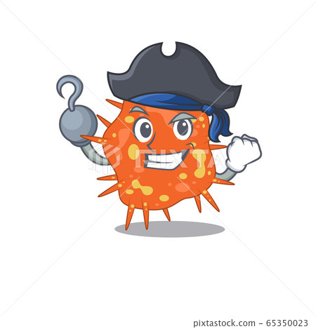 Burkholderia mallei cartoon design style as a Pirate with hook hand and a hat Burkholderia mallei cartoon design style as a Pirate with hook hand and a hat 65350023