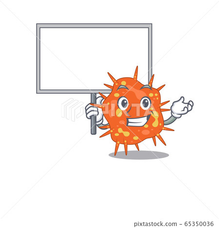 An icon of burkholderia mallei mascot design style bring a board An icon of burkholderia mallei mascot design style bring a board 65350036