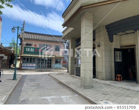 Old Street Hapcheon Video Theme Park Stock Photo 65351709 Pixta