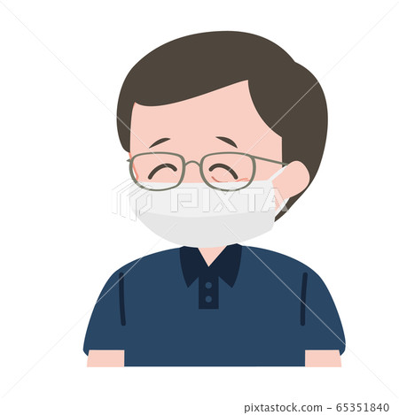 Middle-aged office worker mask polo shirt Middle-aged office worker mask polo shirt 65351840
