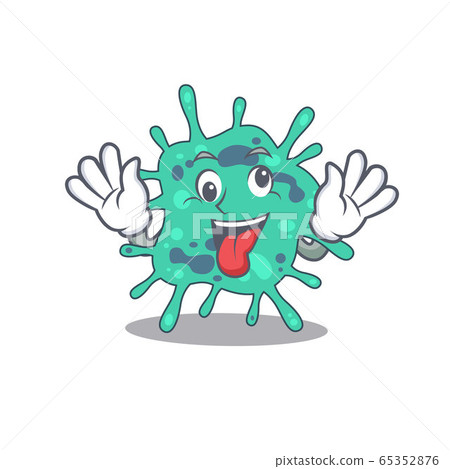 A cartoon design of shigella boydii having a crazy face A cartoon design of shigella boydii having a crazy face 65352876