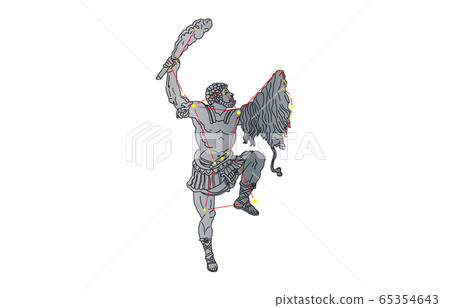 88 constellation Orion sitting 65354643