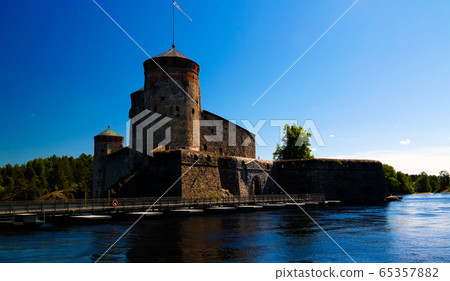 View to Olavinlinna castle, Savonlinna, Finland View to Olavinlinna castle, Savonlinna, Finland 65357882