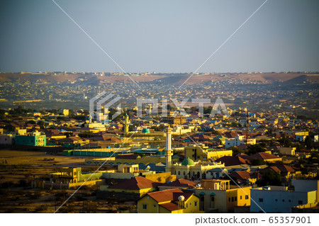 Aerial view to Hargeisa, biggest city of Aerial view to Hargeisa, biggest city of 65357901