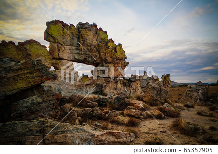 Abstract Rock formation aka window at Isalo Abstract Rock formation aka window at Isalo 65357905