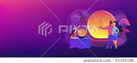 Fortune telling concept banner header 65358196
