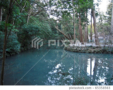 伊勢神宮的藍塘 65358563