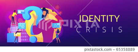 Confusion concept banner header. 65358889