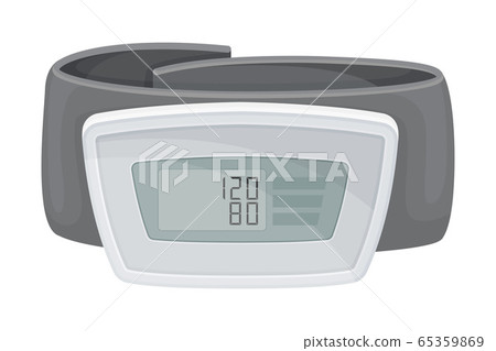 Tonometer or Blood Pressure Gauge with Monitor Vector Illustration Tonometer or Blood Pressure Gauge with Monitor Vector Illustration 65359869