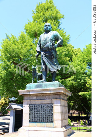 青銅雕像高森西鄉上野 65359882