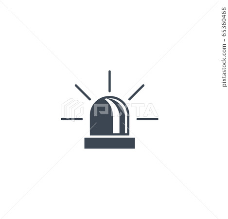 Flasher related vector glyph icon. 65360468