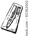 鹽烤秋刀魚的插圖圖像 65362602