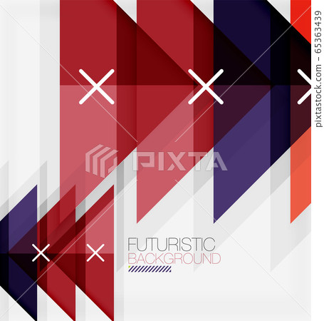 Abstract background, geometric business multicolored paper infographic - triangle frames for text, icons or graphics on light background with copyspace. Vector Illustration For Wallpaper, Banner Abstract background, geometric business multicolored paper infographic - triangle frames for text, icons or graphics on light background with copyspace. Vector Illustration For Wallpaper, Banner 65363439