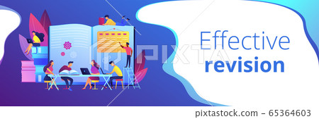 Revision week concept banner header 65364603