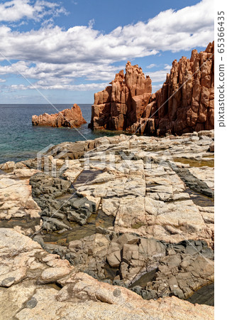 Beach of Red Rocks of Arbatax - Sardinia, Italy 65366435