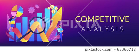 Competitive analysis concept banner header Competitive analysis concept banner header 65366718