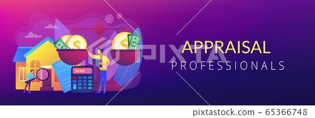 Appraisal services concept banner header Appraisal services concept banner header 65366748
