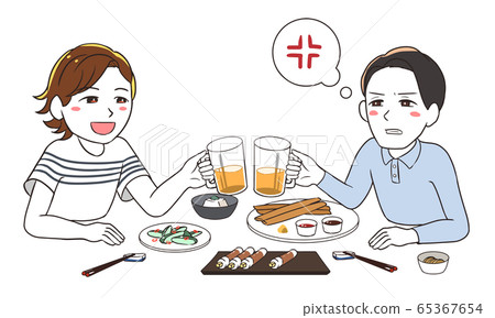 與男性朋友飲酒的危險方式 65367654