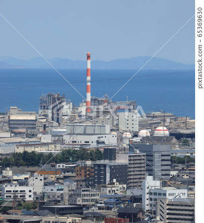 Near Niihama city and Sumitomo Chemical's Ehime factory near Kikumoto area 65369630