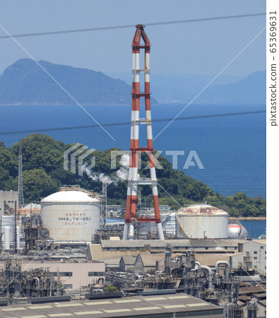 住友化學愛媛工廠新居濱地區和三島附近 住友化學愛媛工廠新居濱地區和三島附近 65369631