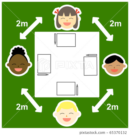 兒童，學校，幼兒園和設施的國際公共衛生圖標符號 65370132