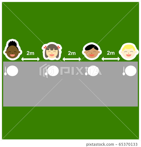 兒童，學校，幼兒園和設施的國際公共衛生圖標符號 65370133